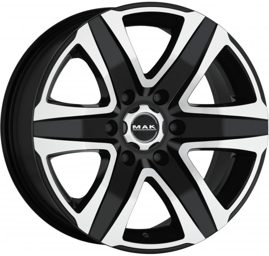 STONE 6 8 18 30 6x114 MAK 66,10 BLACK MIRROR